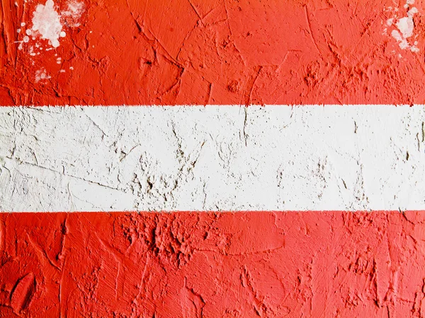 The Austrian flag — Stock Photo, Image