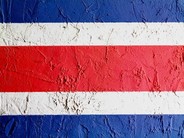 The Costa Rica flag — Stock Photo, Image