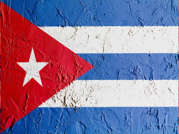 De Cubaanse vlag — Stockfoto