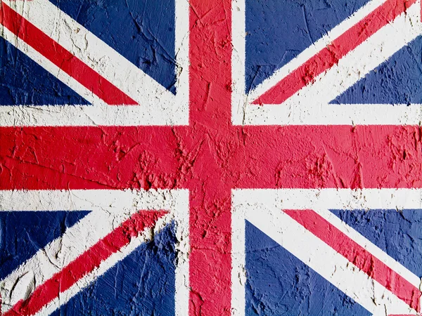 De Britse vlag — Stockfoto