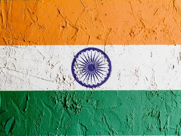 The Indian flag — Stock Photo, Image