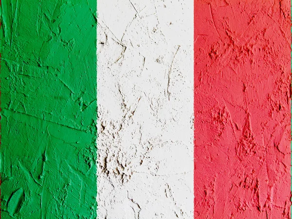 De Italiaanse vlag — Stockfoto