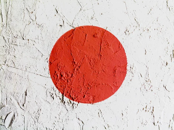 La bandera de Japón — Foto de Stock