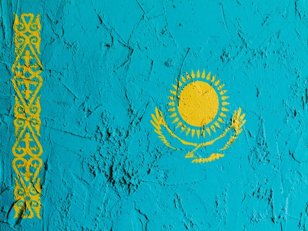 The Kazakh flag