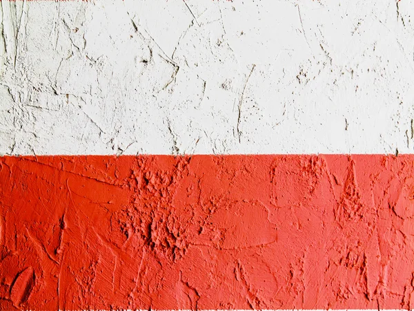 Польський прапор — стокове фото