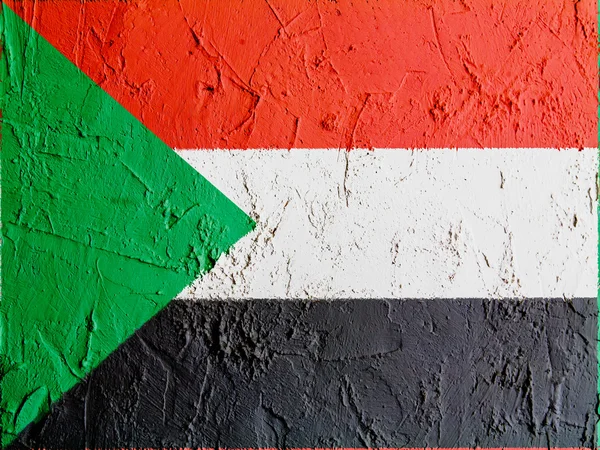 A szudáni zászló — Stock Fotó