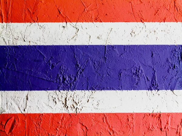 Thajská vlajka — Stock fotografie