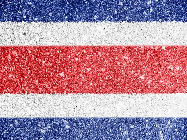 The Costa Rica flag — Stock Photo, Image