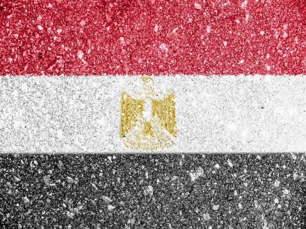 A bandeira egípcia — Fotografia de Stock