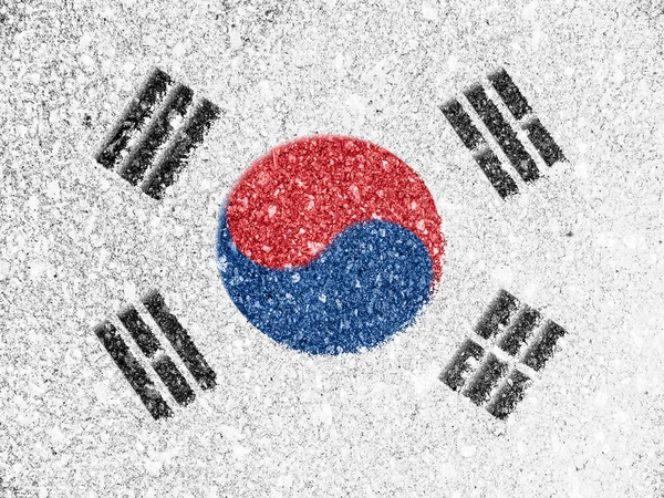 La bandera de Corea del Sur — Foto de Stock