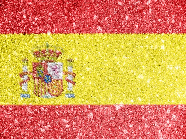 De Spaanse vlag — Stockfoto