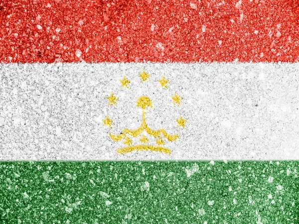Tádžický vlajka — Stock fotografie
