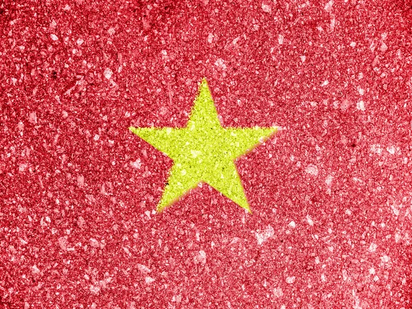 A vietnámi zászló — Stock Fotó