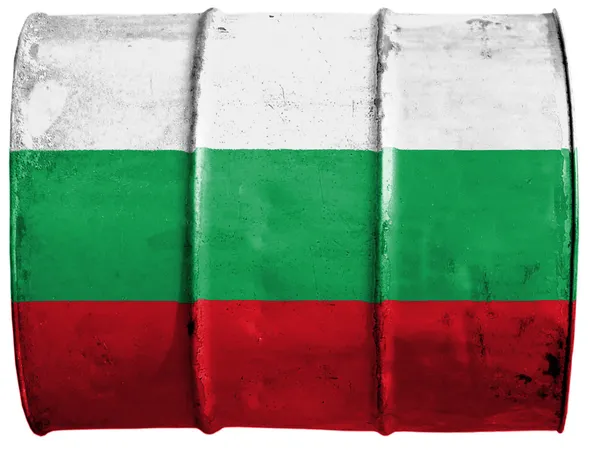Die bulgarische Flagge — Stockfoto