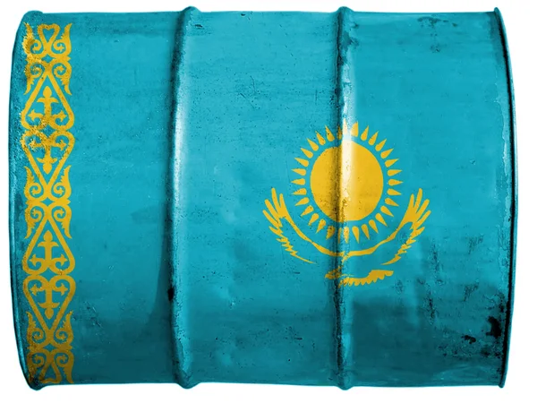 The Kazakh flag — Stock Photo, Image