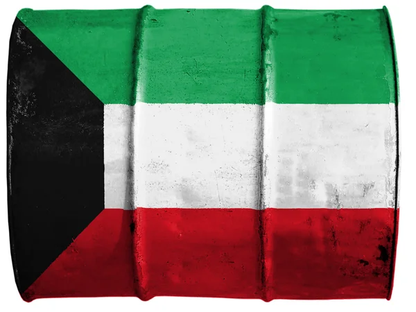 Die kuwaitische Flagge — Stockfoto