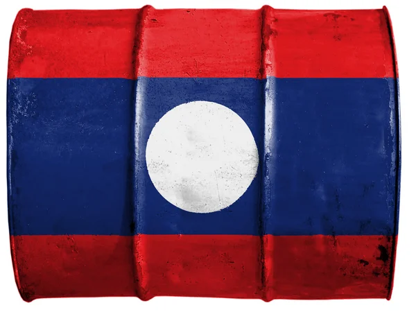 Laos flagga — Stockfoto