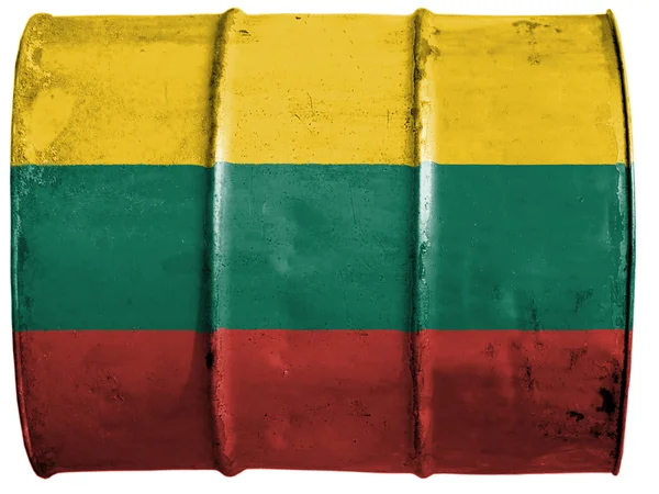 A bandeira lituana — Fotografia de Stock