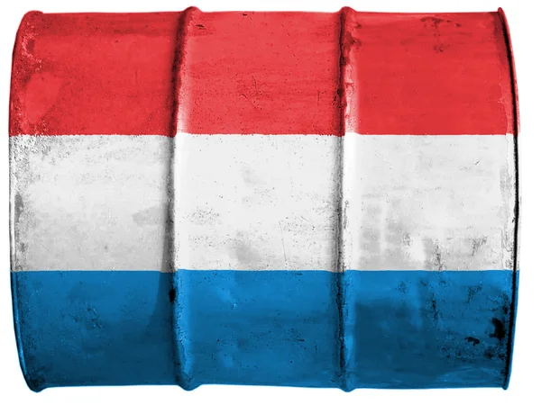 The Luxembourg flag — Stockfoto