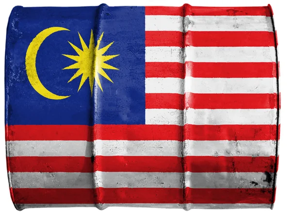 Die malaysische Flagge — Stockfoto