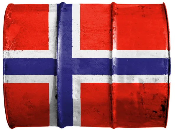 Norveç bayrağı — Stok fotoğraf