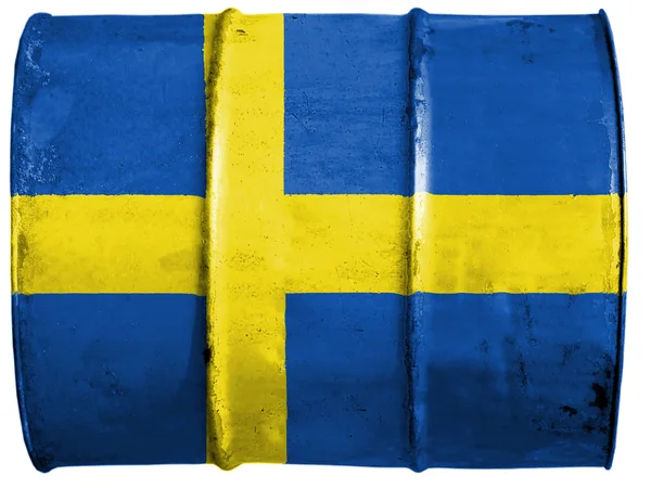 Die schwedische Flagge — Stockfoto