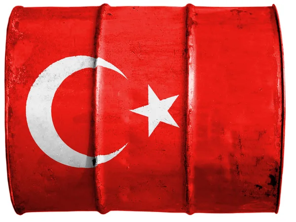 De Turkse vlag — Stockfoto