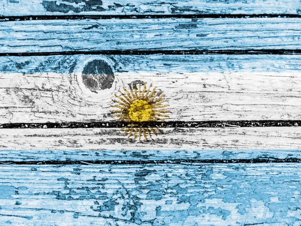 Die argentinische Flagge — Stockfoto