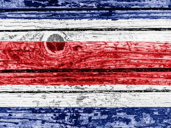 コスタリカの旗 — ストック写真