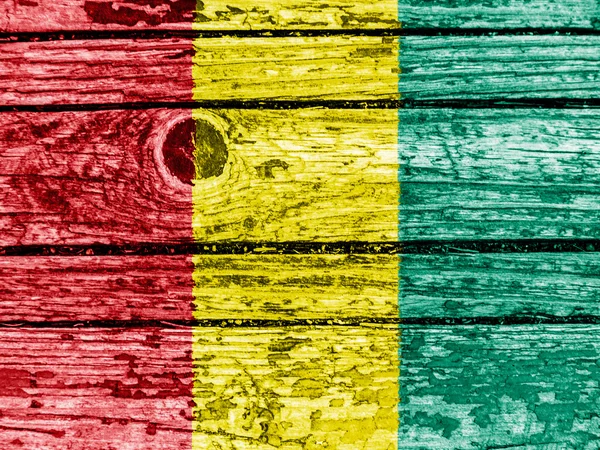 La bandiera guineana — Foto Stock
