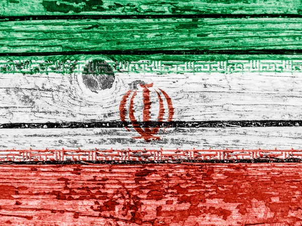 Íránská vlajka — Stock fotografie