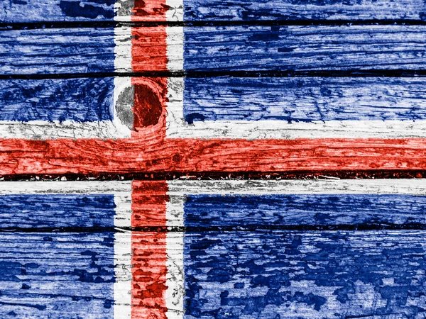 The Icelandic flag — Stock Photo, Image