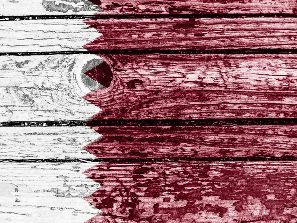 La bandera de Qatar —  Fotos de Stock