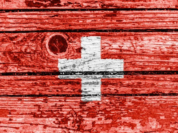 The Swiss flag — Stock Photo, Image