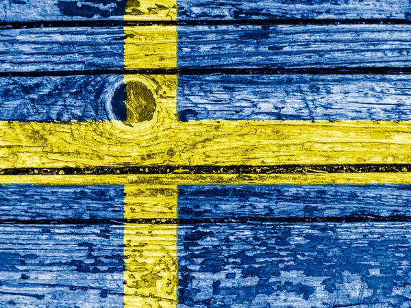 The Swedish flag — Stock Photo, Image