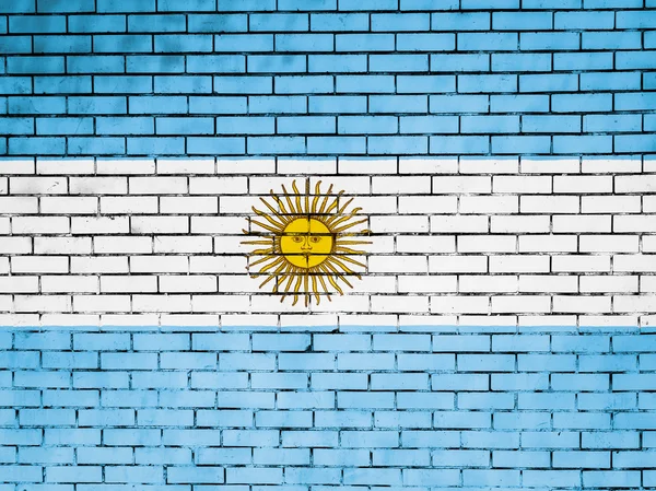 La bandera argentina — Foto de Stock