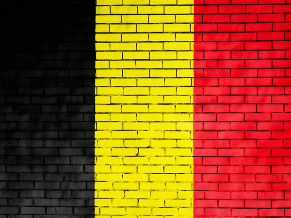 Die belgische Flagge — Stockfoto