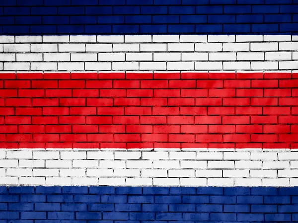 The Costa Rica flag — Stock Photo, Image