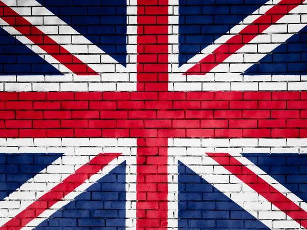 A bandeira britânica — Fotografia de Stock