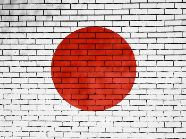 Japan flagga — Stockfoto