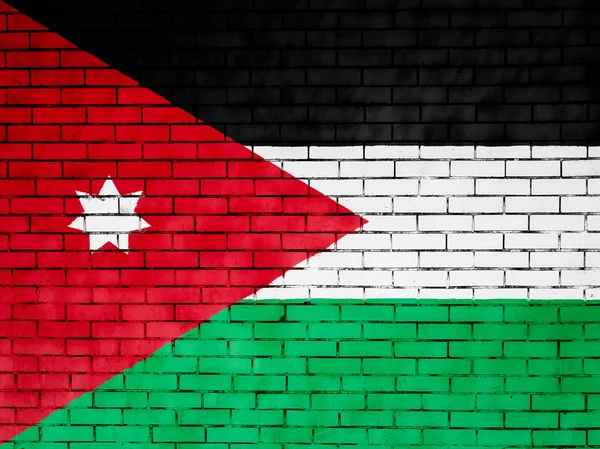 ヨルダンの旗 — ストック写真