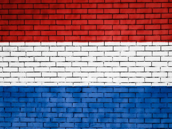 De vlag van Nederland — Stockfoto