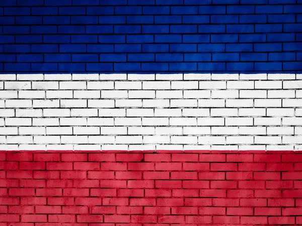 Bandiera Serbia e Montenegro — Foto Stock