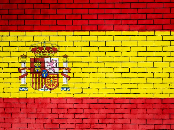西班牙国旗 — 图库照片