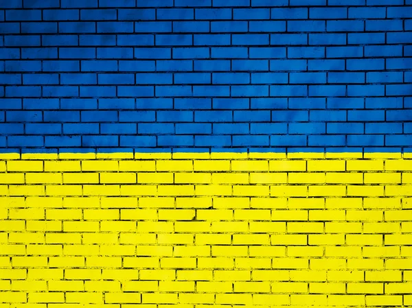 The Ukrainian flag — Stock Photo, Image