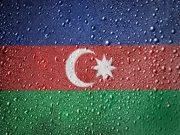 Bandeira do Azerbaijão — Fotografia de Stock