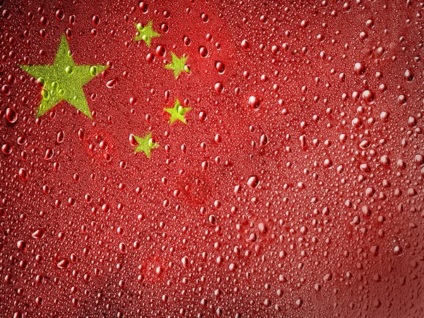 The Chinese flag — Stock Photo, Image