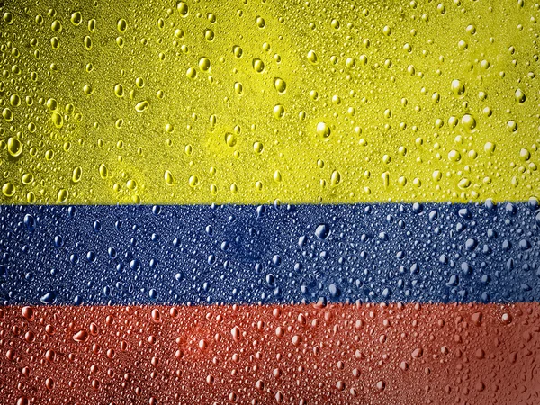 De Colombiaanse vlag — Stockfoto