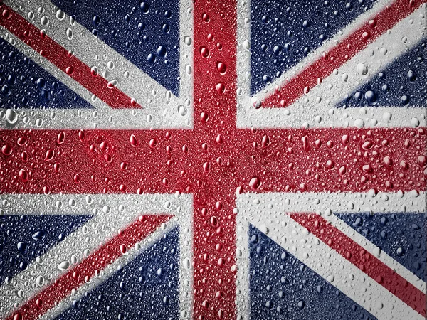 De Britse vlag — Stockfoto