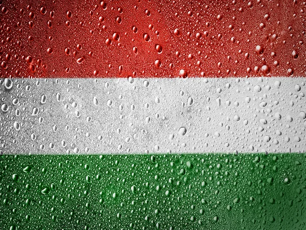 Угорщини прапору — стокове фото
